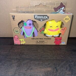 Fuggler Spongebob Squarepants & Sasquoosh Lilac Set Of 2 Collectible Mini Figure